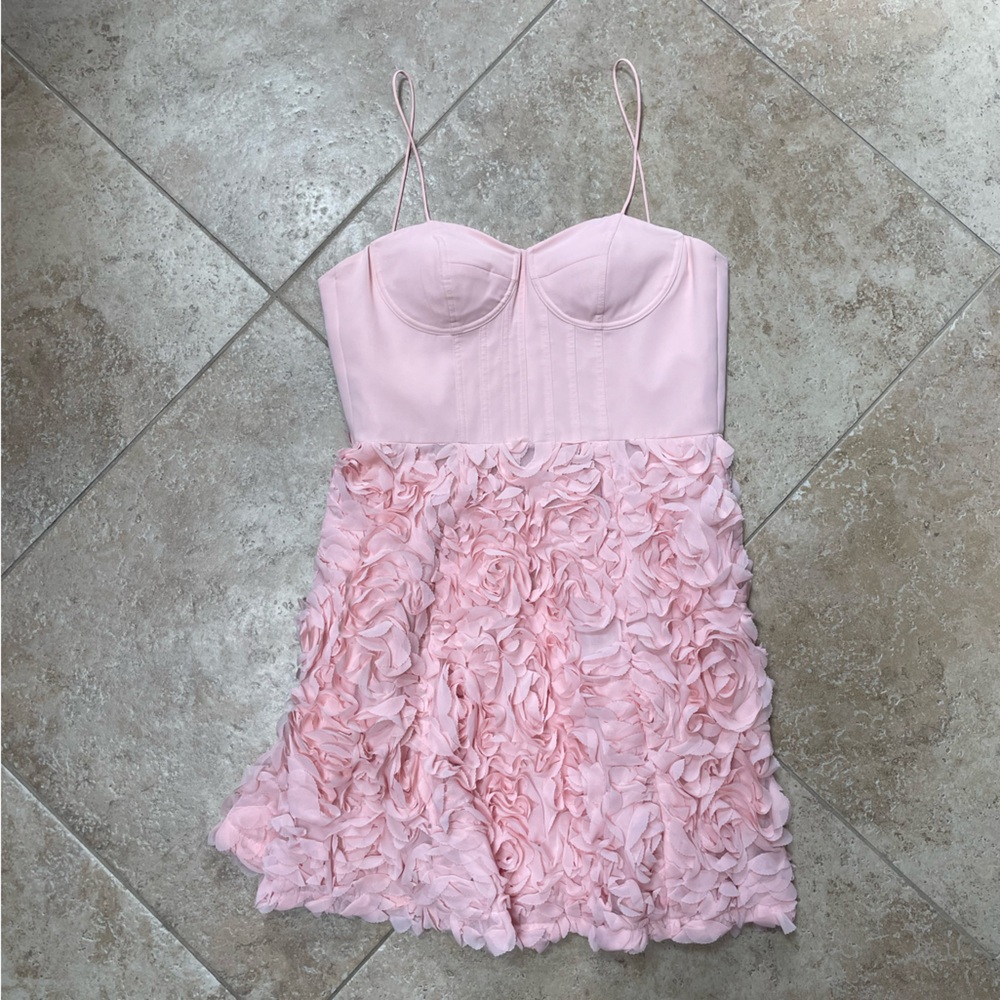 AIDAN pink floral dress